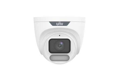 Unv Ipc3624le-adf28(40)k-wp 4mp Colorhunter Wise-isp Fixed Warm Light Turret Network Camera