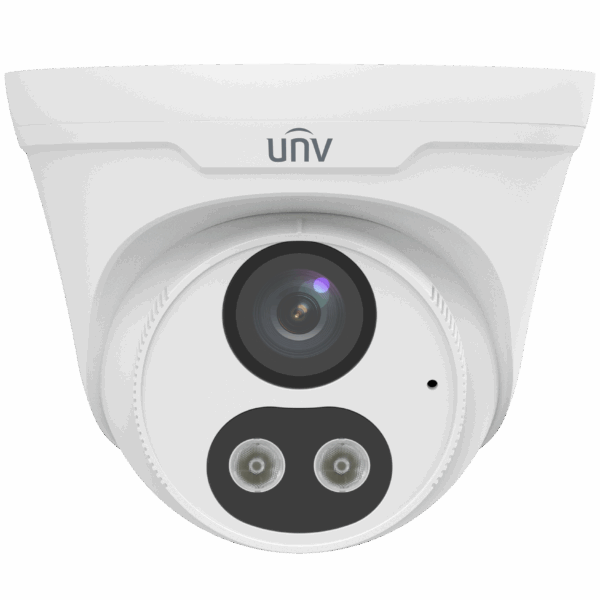 Unv Ipc3614le-adf28(40)kc-dl 4mp Colorhunter Fixed Dual-light Turret Network Camera