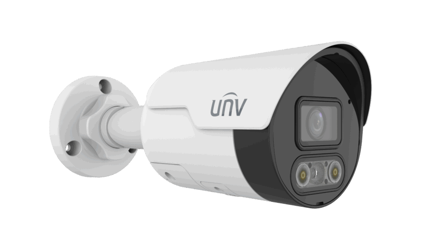 Unv Ipc2124le-adf28(40)kmc-dl 4mp Hd Colorhunter Mini Ir Fixed Bullet Network Camera