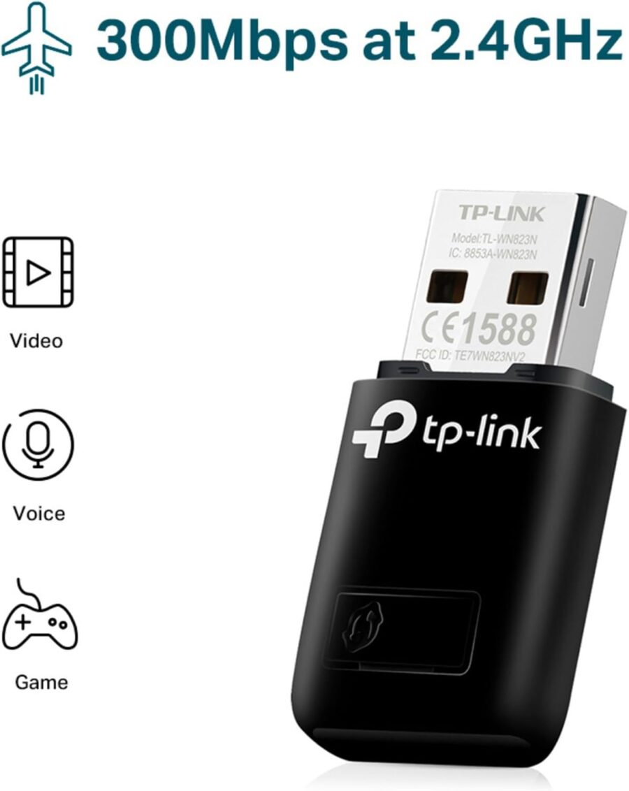 Tp-link Tl-wn823n 300mbps Mini Wireless N Usb Adapter