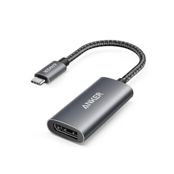 Anker 518 USB-C Adapter 8K Display Port Gray- A8318HA1