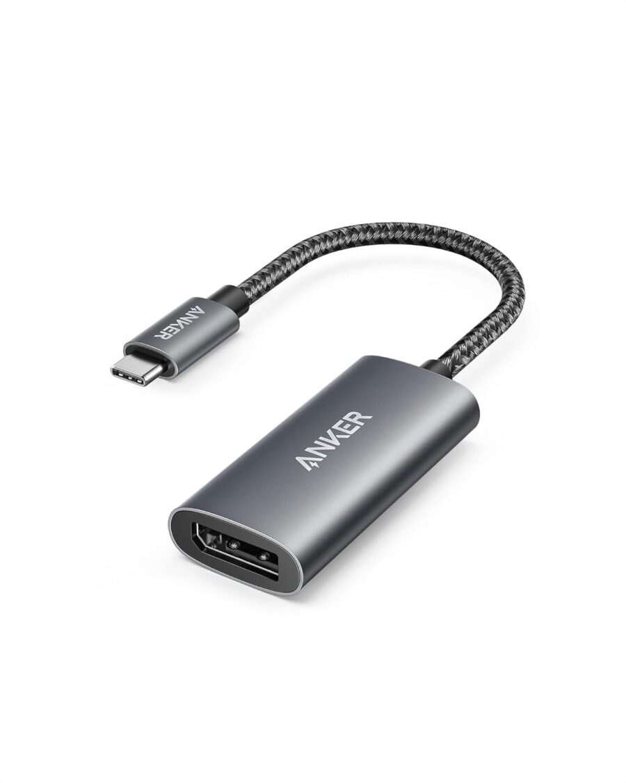 Anker 518 USB-C Adapter 8K Display Port Gray- A8318HA1