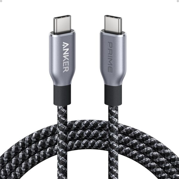 Anker Prime USB C to USB C Cable, 240W 6 ft Fast Charging USBC Cable - A88E2012