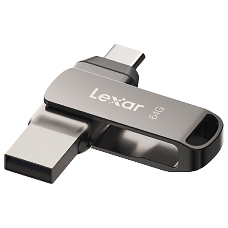 Lexar 64GB JumpDrive Dual Drive D400 USB 3.1 Type-C and Type-A Flash Drive for Storage Expansion and Backup - LJDD400064G-BNQNG