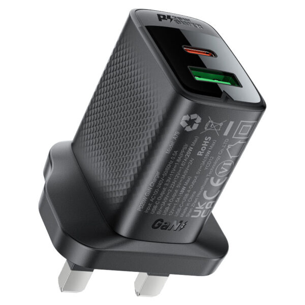 Acefast Fast Charge Wall Charger A79 Pd20w (1xusb-c + 1xusb-a)