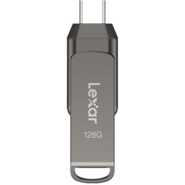 Lexar 128GB JumpDrive Dual Drive D400 USB 3.1 Type-C and Type-A Flash Drive, Up to 130MB/s Read (LJDD400128G-BNQNU)