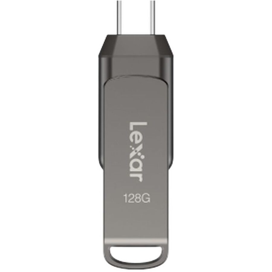 Lexar 128GB JumpDrive Dual Drive D400 USB 3.1 Type-C and Type-A Flash Drive, Up to 130MB/s Read (LJDD400128G-BNQNU)