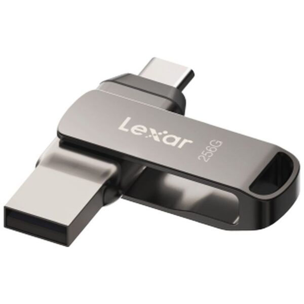 Lexar 256GB JumpDrive Dual Drive D400 USB 3.1 Type-C and Type-A Flash Drive, Up to 130MB/s Read (LJDD400256G-BNQNU)