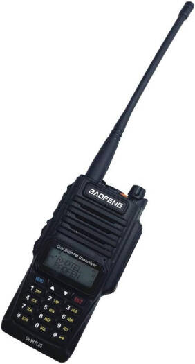 Baofeng UV-9R Plus Two Way Radio, Earpiece, Dual Band, Auto-Back Light, Time-out Timer, Voice Prompt, AUTO Keypad Lock, Emergency Alarm, Flashlight