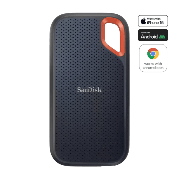 SanDisk 1TB Extreme Portable SSD Up to 1050MB/s USB C, USB 3.2 Gen 2 External Solid State Drive