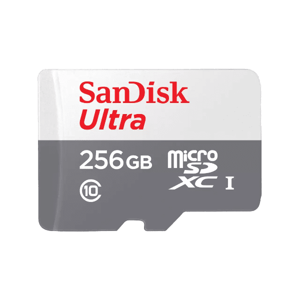 SanDisk 256GB Ultra microSDXC UHS-I Card Class 10 100MB/s, SDSQUNR-256G-GN3MN
