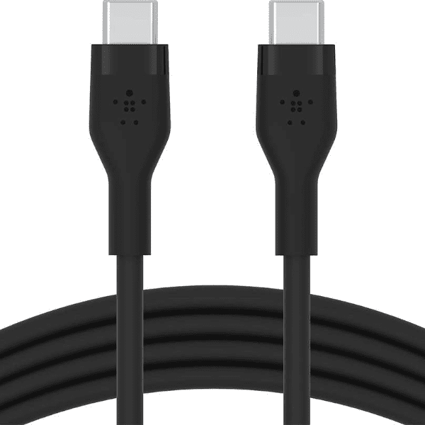 Belkin Boost Charge Flex Silicone USB Type C to C Cable,1M/3.3FT, USB-IF Certified Power Delivery PD Fast Charging Cable